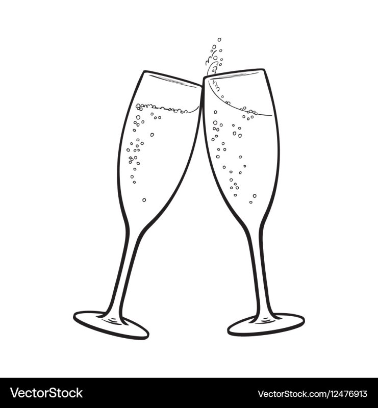 Бокалы с шампанским