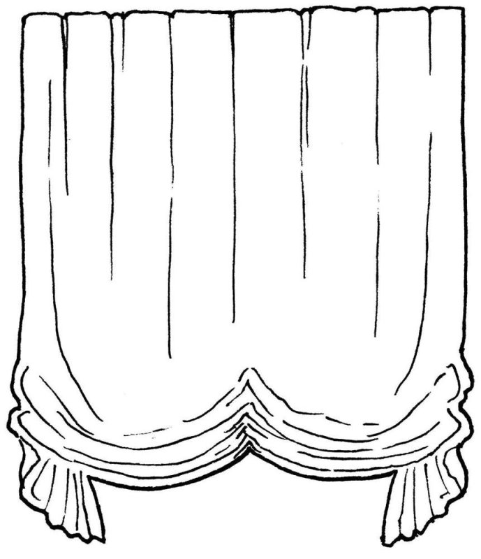 Шторы раскраска