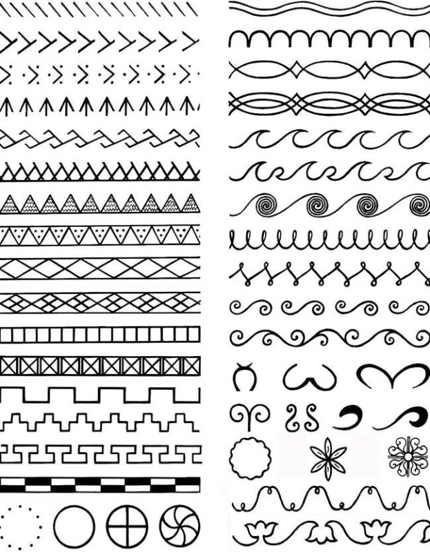Узоры для рисования