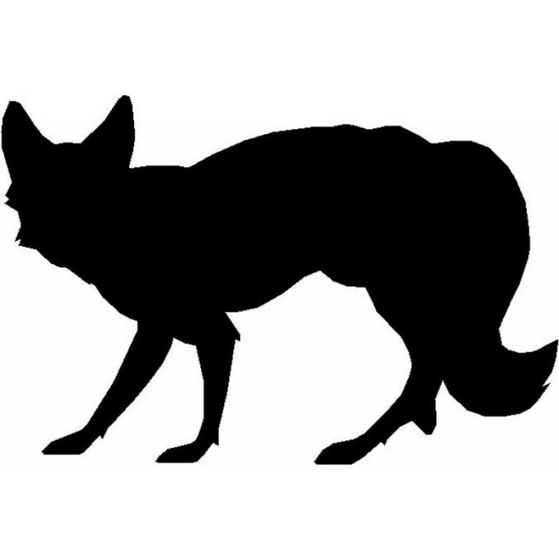 Силуэт лисы