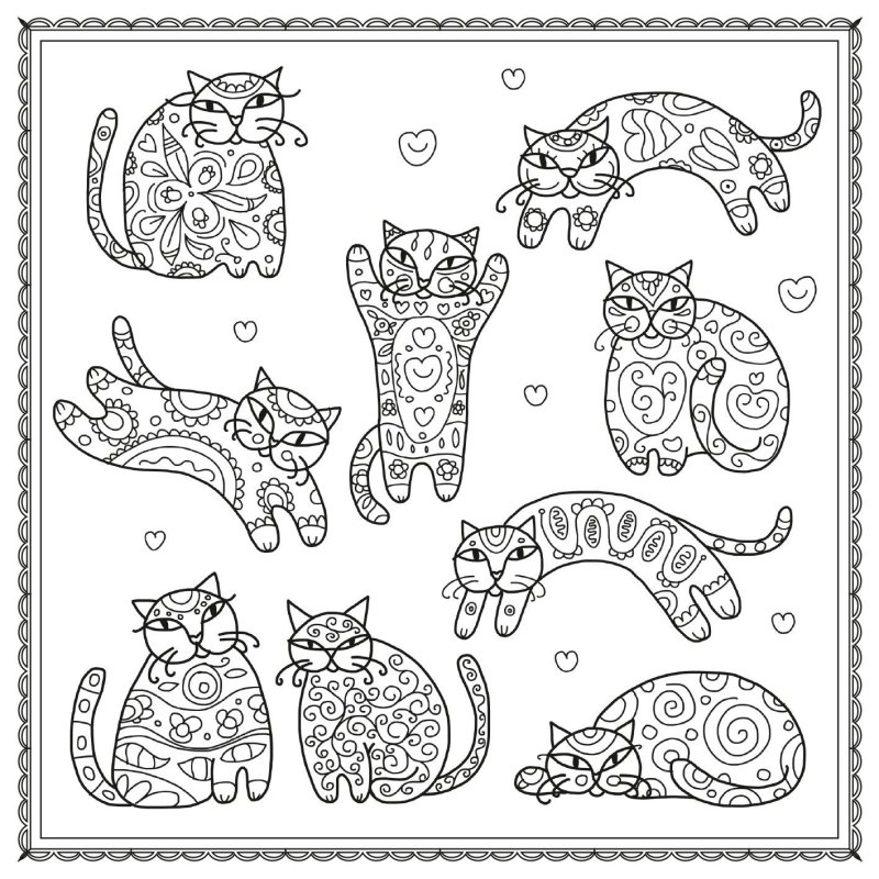 Орнамент кошки