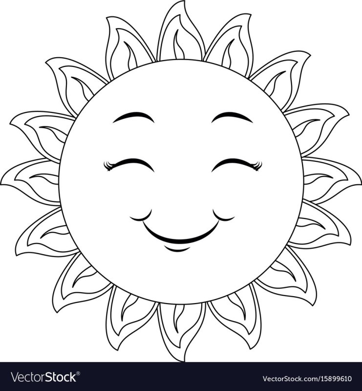 Солнце рисунок