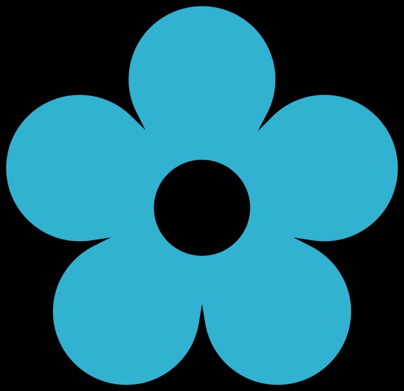 Цветы мультяшные