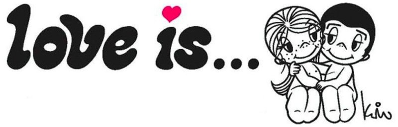 Наклейки Love is