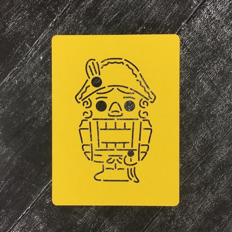 Пряник Щелкунчик трафарет