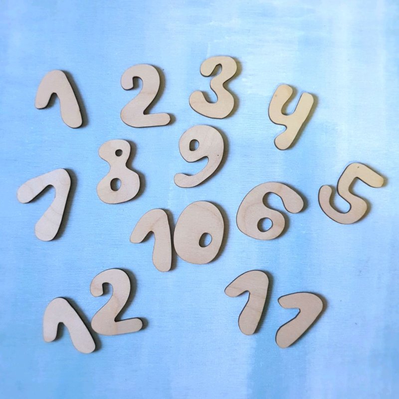 Набор цифр для часов