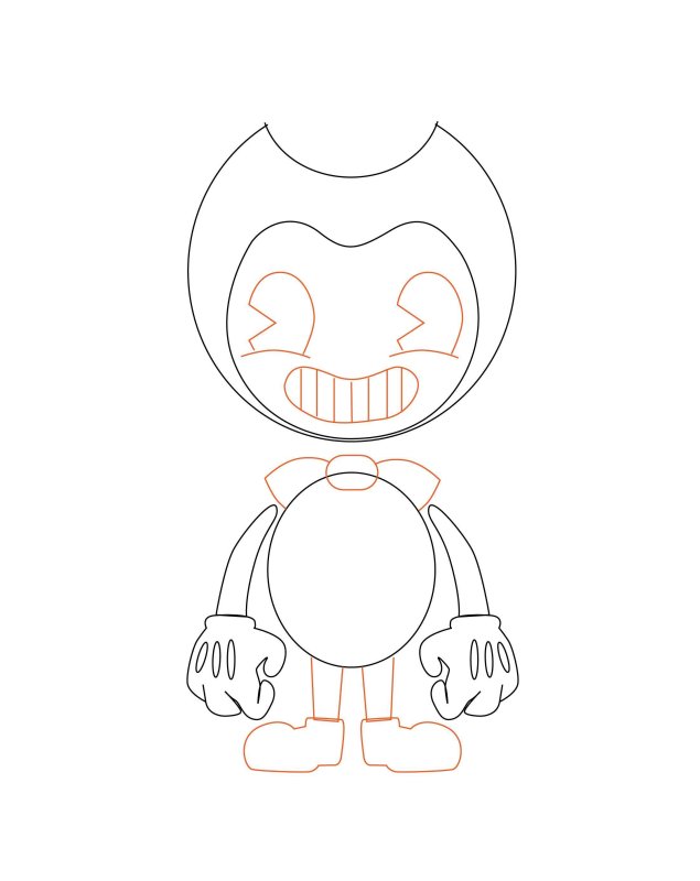 БЕНДИ раскраска