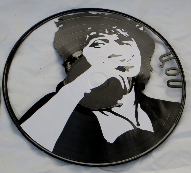 Панно из пластинок