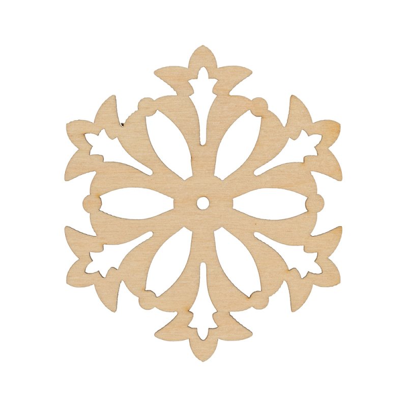 Снежинка из фанеры