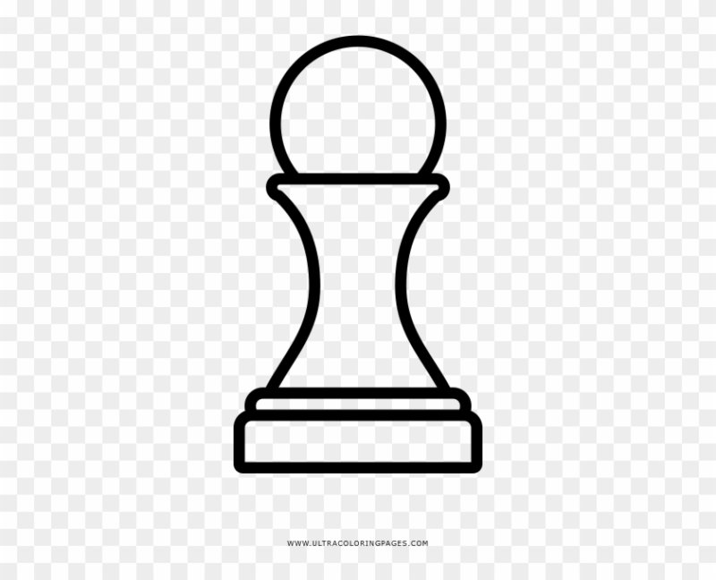 Шахматные фигуры раскраска