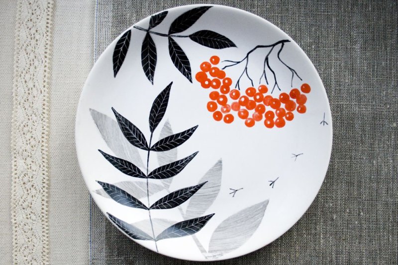 Роспись тарелок