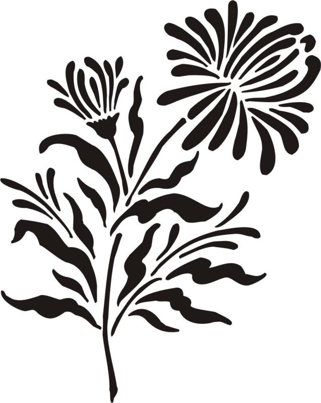 Трафаретные узоры на стены