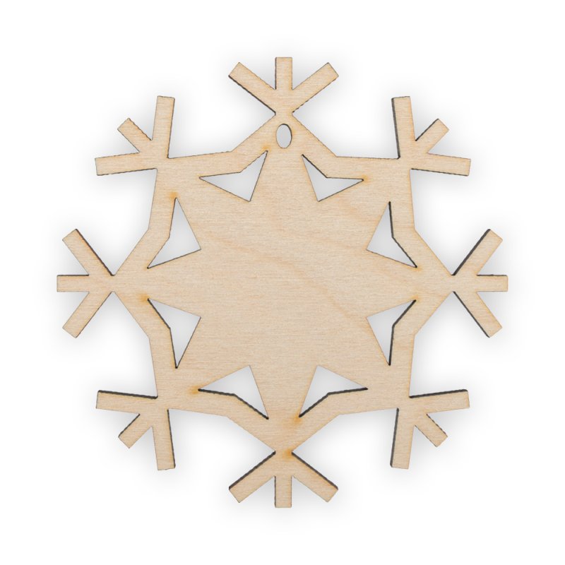 Снежинка деревянная заготовка