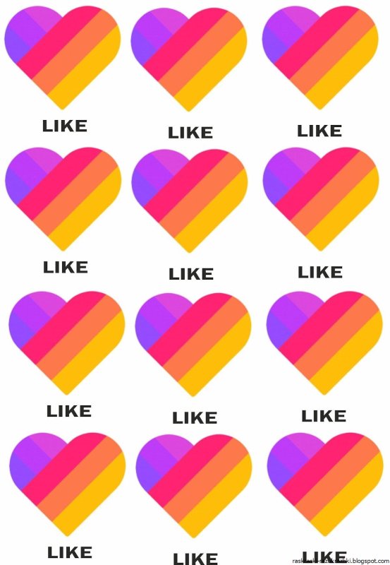 Изображение лайка приложение