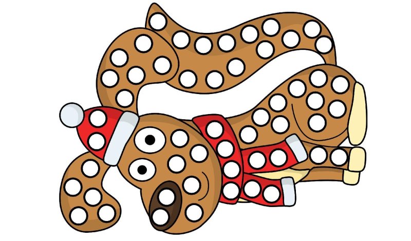 Пластилиновые заплатки варежки