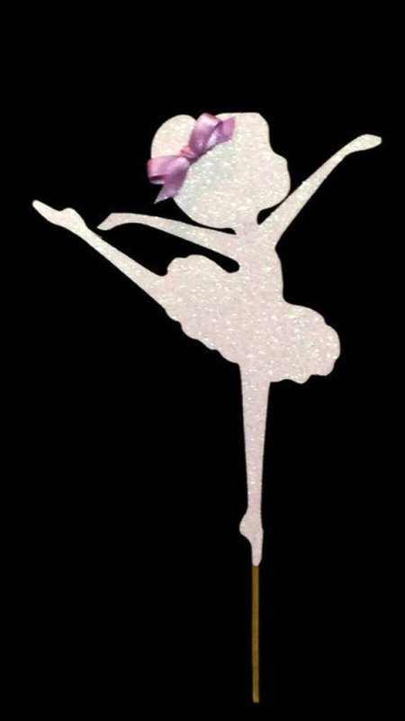 Балерина трафарет