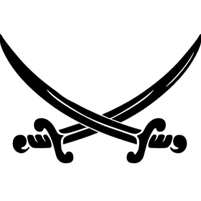 Пиратские сабли скрещенные