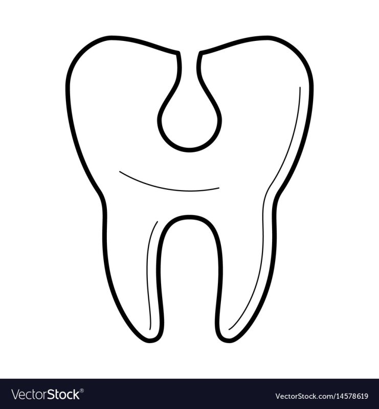 Зубы шаблон для печати