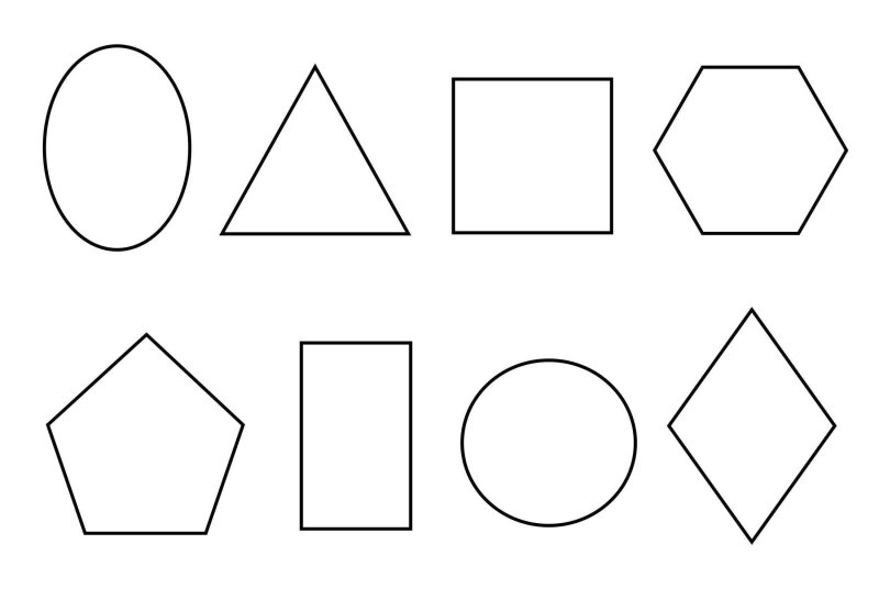 Геометрические фигуры для детей