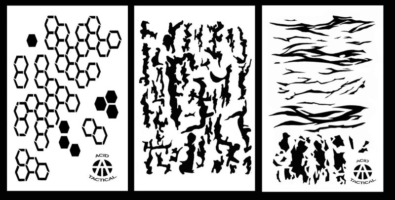 Трафарет камуфляж для оружия