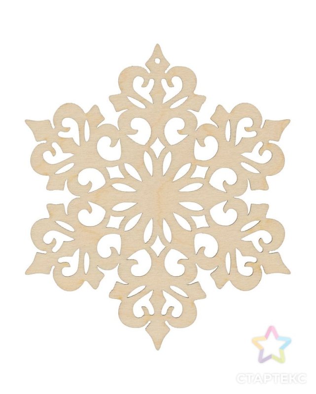 Снежинка фанера
