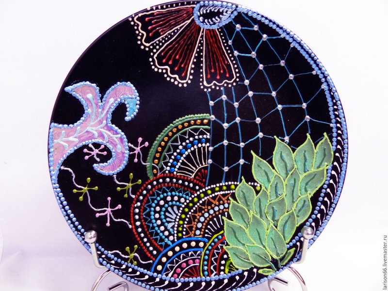 Роспись керамических тарелок