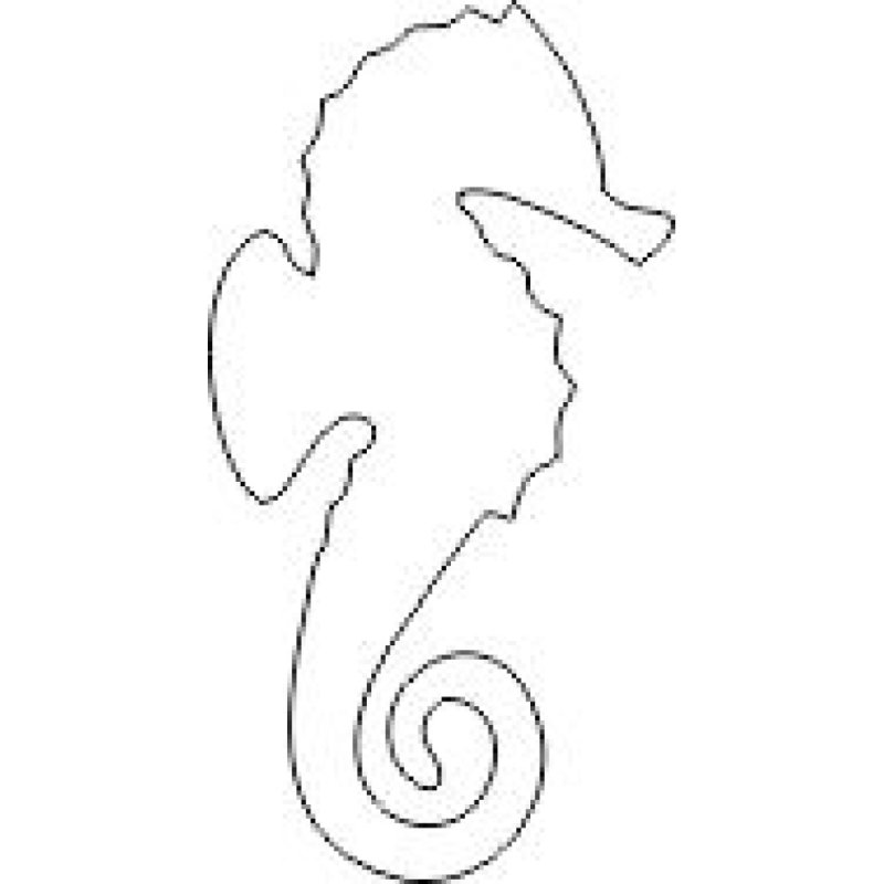 Трафарет рыбки для вырезания