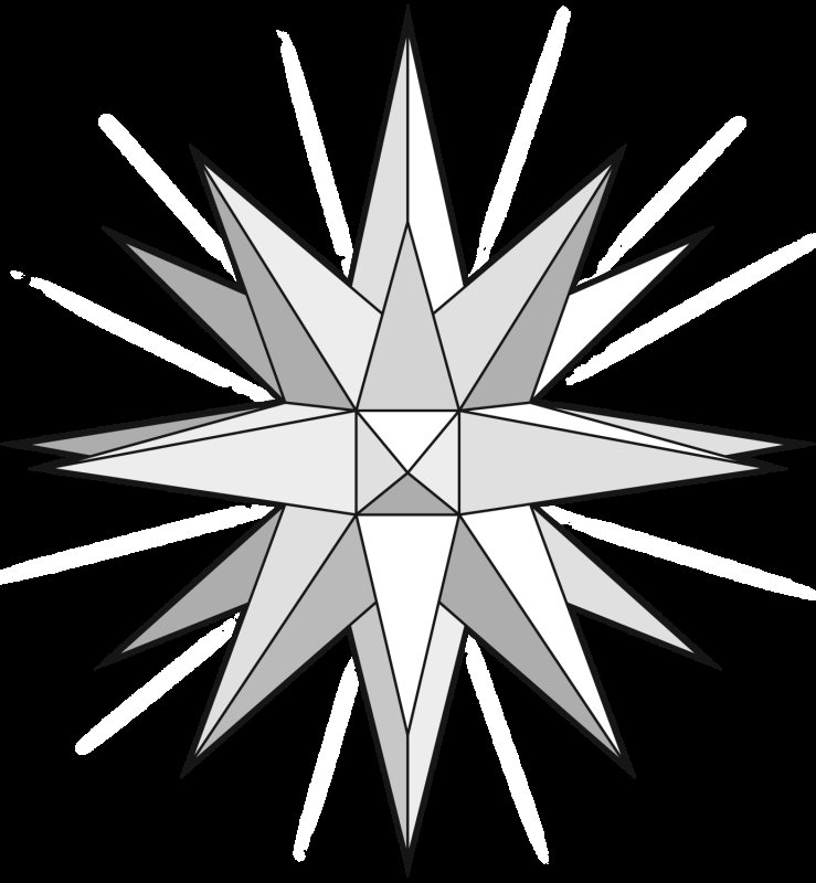 Восьмиконечная звезда Вифлеемская звезда