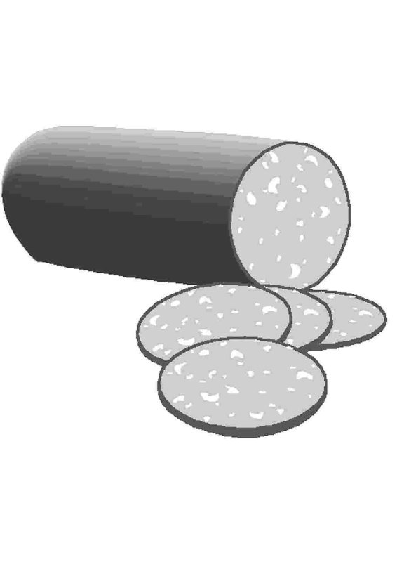 Колбаса раскраска