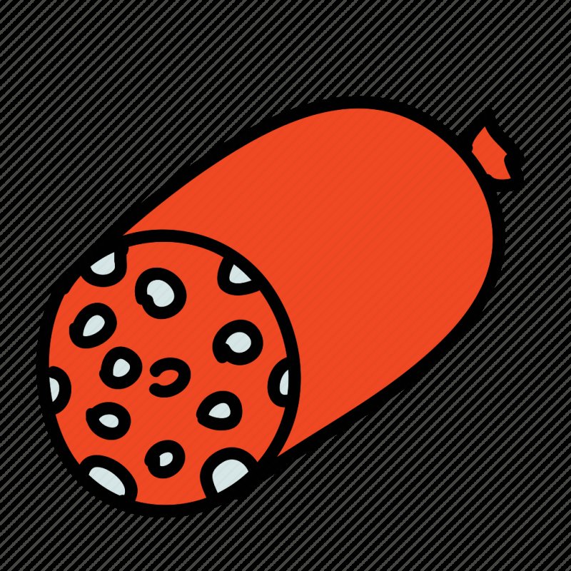 Колбаса для срисовки