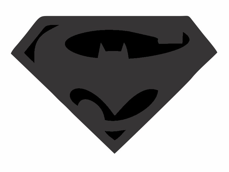 Трафарет Бэтмена