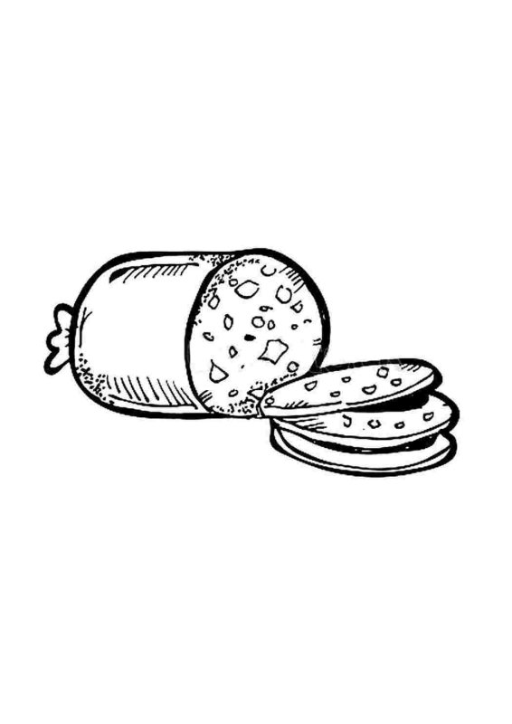 Колбаса рисунок