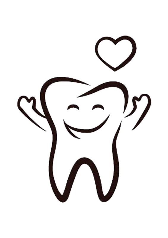 Шаблон зубика