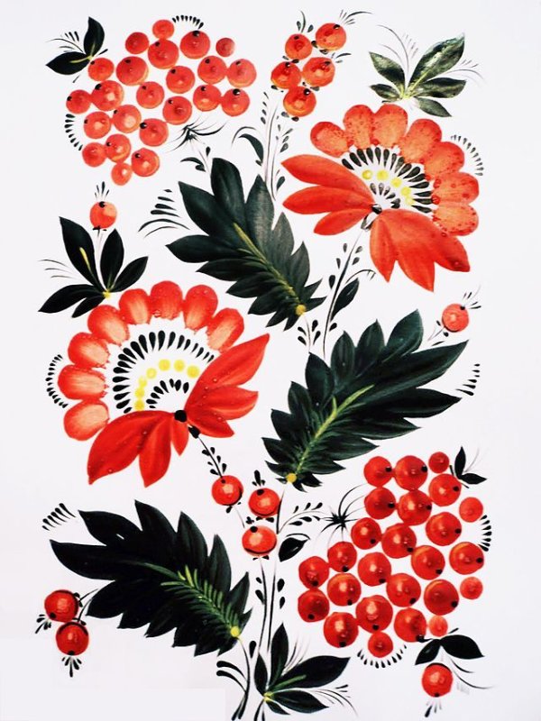 Роспись Петриковская роспись