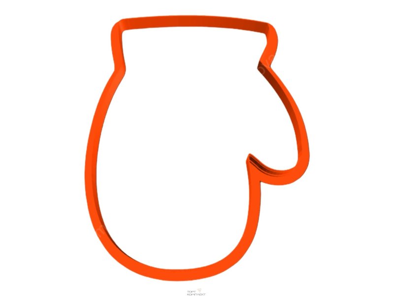 Форма для пряников рукавичка