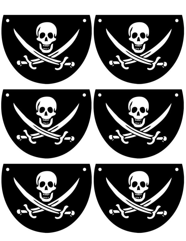 Пиратские флажки