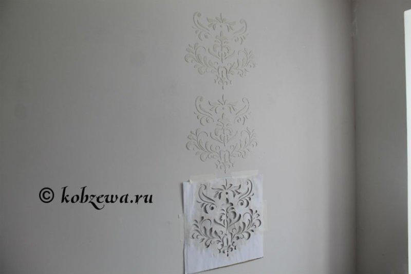 Трафареты для стен под штукатурку