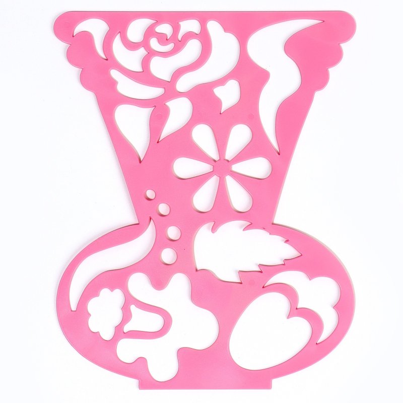 Трафарет вазы для цветов