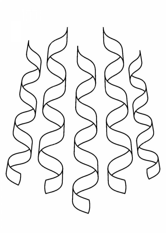 Спиральки из бумаги для украшения макета