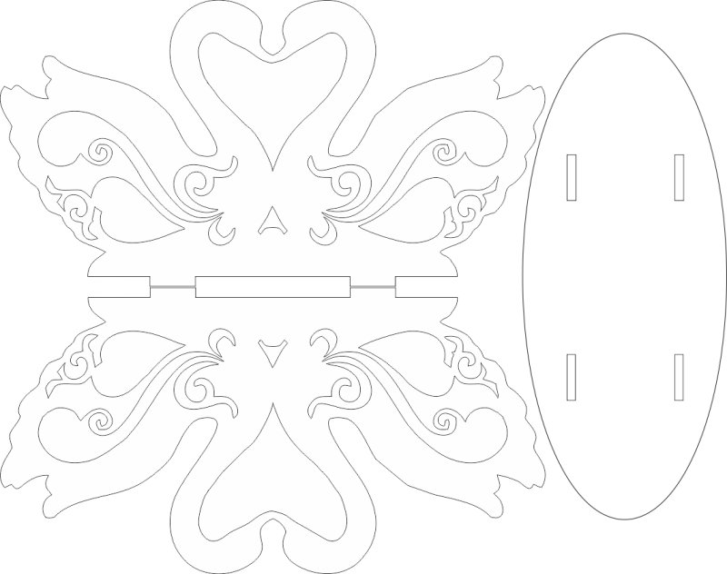 Салфетница лобзиком