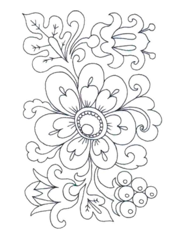 Роспись по дереву трафареты