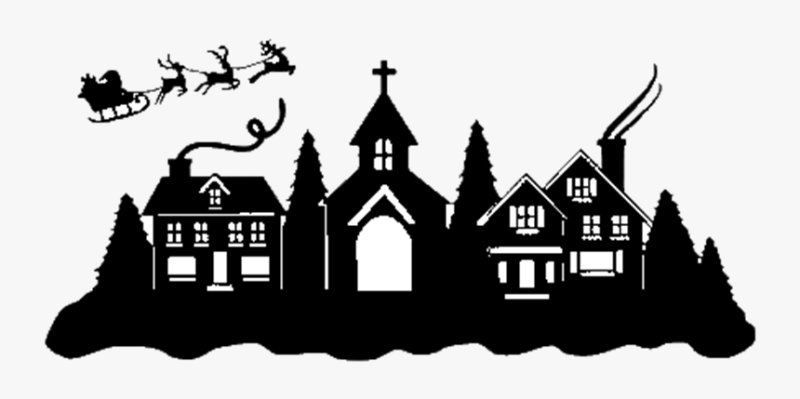 Домик силуэт