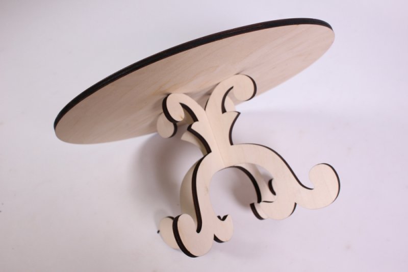 Подставка для торта из фанеры