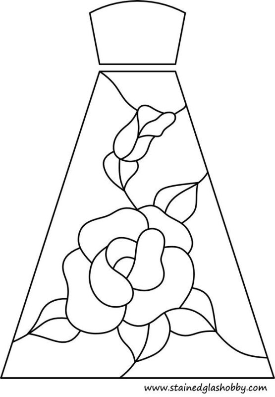 Трафарет для витража для детей
