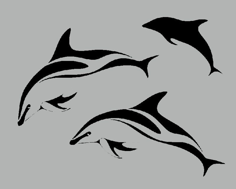 Трафареты морские для декора стен