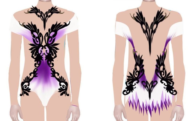 Узоры на купальник