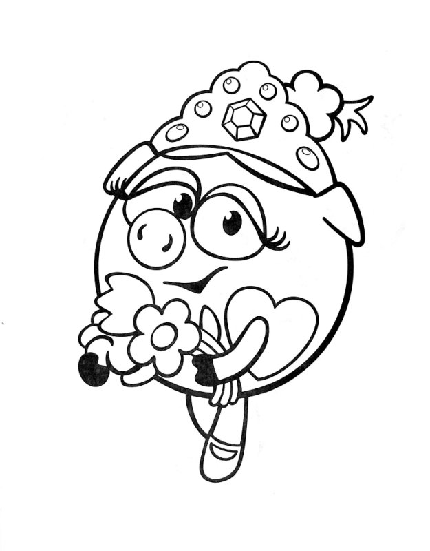 Разукрашки Смешарики Нюша