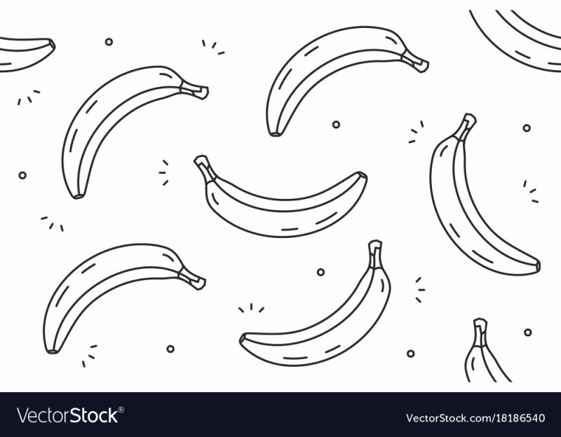 Банан шаблон