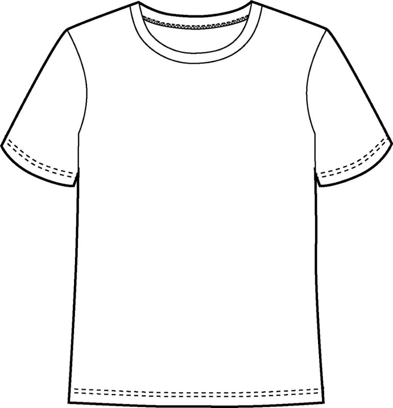 Футболка раскраска для детей