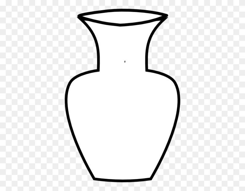 Трафарет вазы для цветов